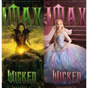 WICKED FOR GOOD THEATER RELEASE 27X40 DS MOVIE POSTER LTD EDITION Exclusive